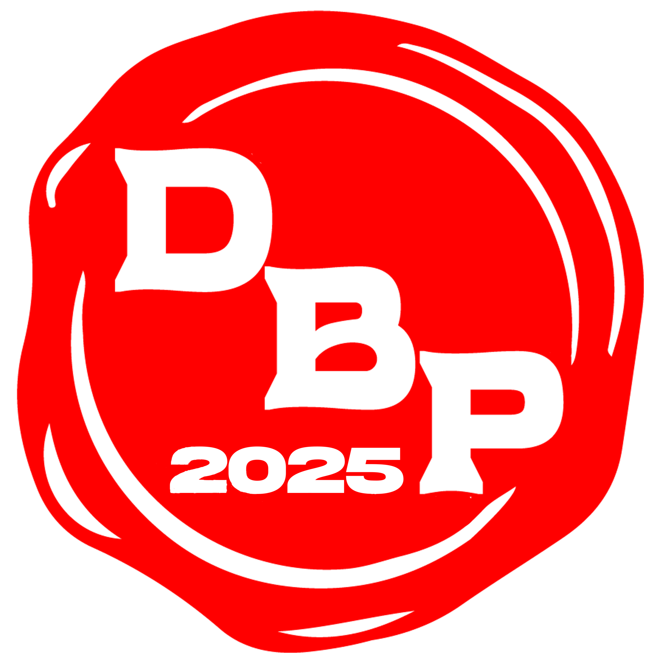 Image from Stone Soup event from 2023 Desert Biennial Project. Features bright orange diamond sign with black lettering spelling out Desert Biennial Project behind a sign made from dimensional lumber with Stone Soup painted in red on front of sign.