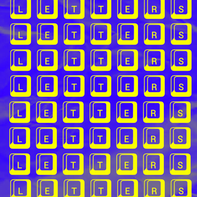 Image from Stone Soup event from 2023 Desert Biennial Project. Features bright orange diamond sign with black lettering spelling out Desert Biennial Project behind a sign made from dimensional lumber with Stone Soup painted in red on front of sign.